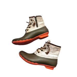 Sperry Coral Duck Boots